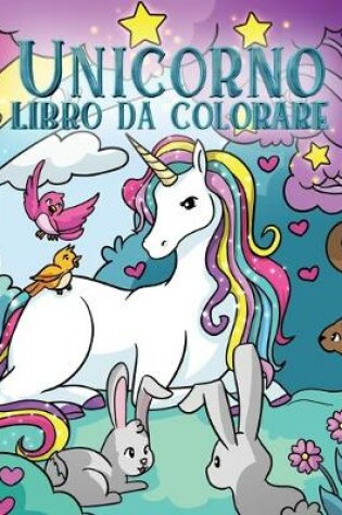 Cover of Unicorno libro da colorare