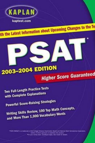 Cover of Kaplan PSAT