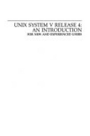 Cover of UNIX System V Release 4