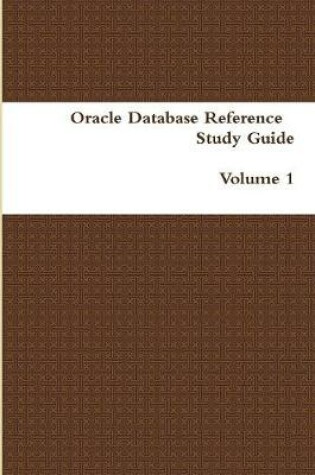 Cover of Oracle Database Reference  study Guide