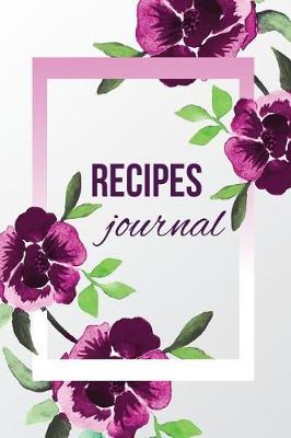 Book cover for Recipes Journal