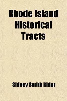 Book cover for Rhode Island Historical Tracts