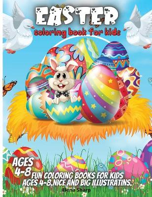 Book cover for Easter Coloring Book For Kids Ages 4-8