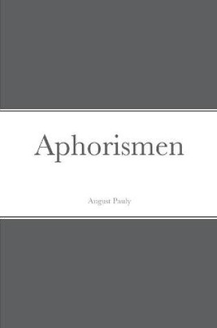 Cover of Aphorismen