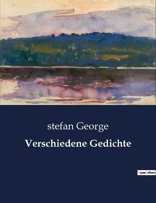 Book cover for Verschiedene Gedichte