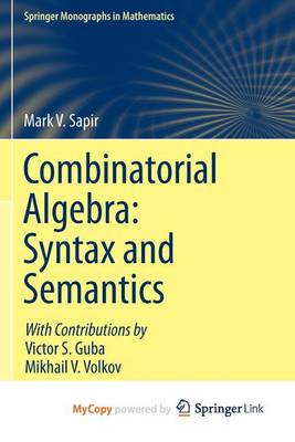 Book cover for Combinatorial Algebra