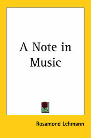 Cover of A Note in Music