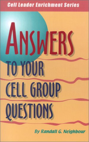 Book cover for Answers to Your Cell Group Questions
