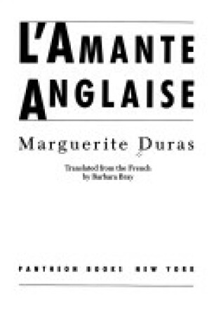 Cover of L'Amante Anglaise