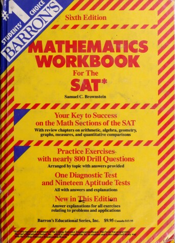 Book cover for Mathematics Workbook for the SAT