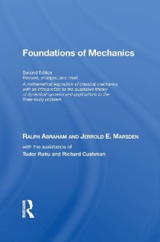 Cover of Foundations Of Mechanics (on Demand Printing Of 30102)