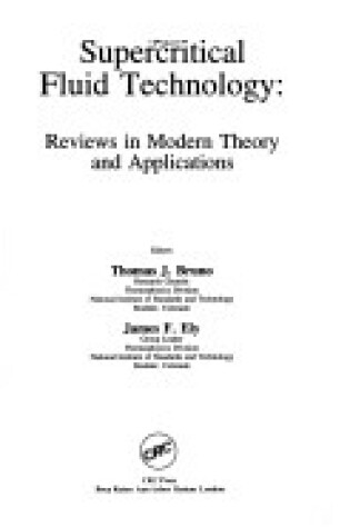 Cover of Supercritical Fluid Technology Reviews in Modern Theory Application