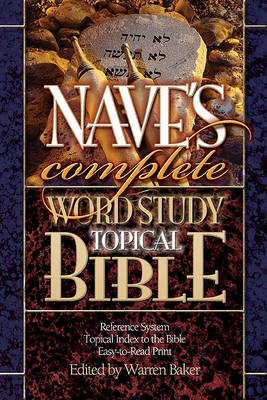Book cover for Nave's Complete Word Study Topical Bible
