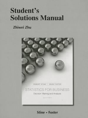 Cover of Student's Solutions Manual for Statistics for Business