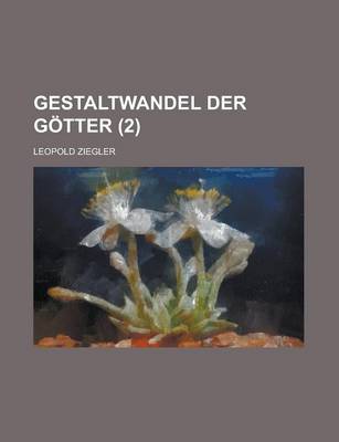 Book cover for Gestaltwandel Der Gotter (2)