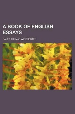 Cover of A Book of English Essays