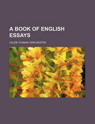 Book cover for A Book of English Essays