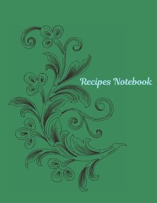 Book cover for Vol 5 Recipes Notebook Journal Present