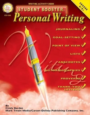 Book cover for Student Booster: Personal Writing, Grades 4 - 8