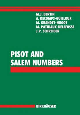 Book cover for Pisot and Salem Numbers