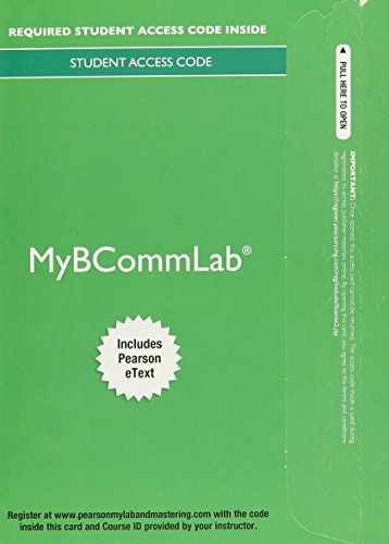 Book cover for MyLab Business Communication with Pearson eText -- Access Card -- for Business Communication