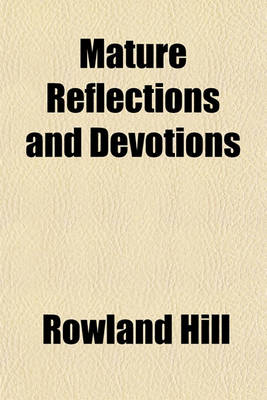 Book cover for Mature Reflections and Devotions