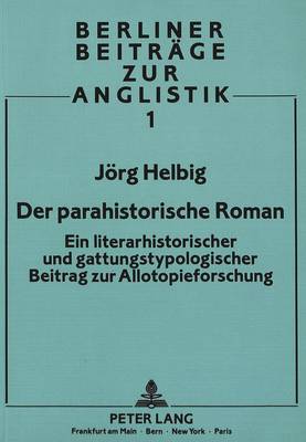 Cover of Der Parahistorische Roman