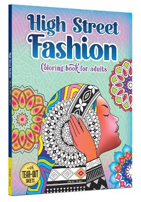 Cover of High Street Fashion Coloring Book for Adults