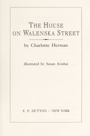 Cover of Herman & Avishai : House on Walenska Street (Hbk)
