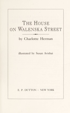 Book cover for Herman & Avishai : House on Walenska Street (Hbk)