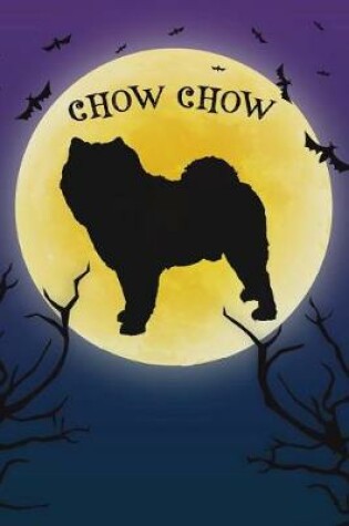 Cover of Chow Chow Notebook Halloween Journal