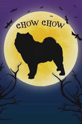 Book cover for Chow Chow Notebook Halloween Journal