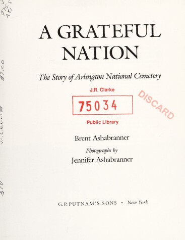 Book cover for Grateful Nation