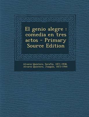 Book cover for El genio alegre