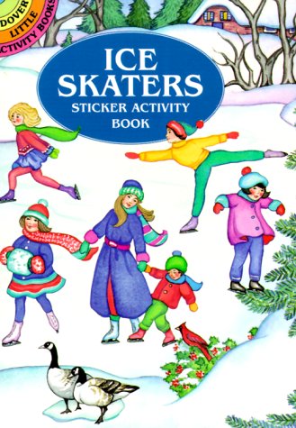 Book cover for Ice Skaters Sticker Activity Book