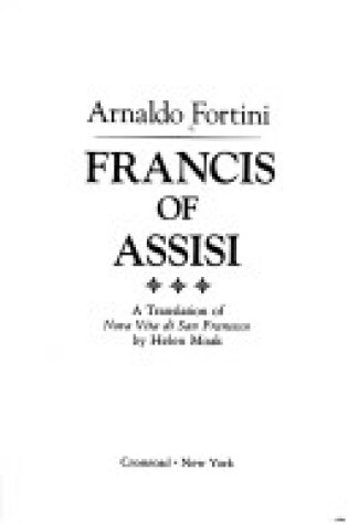 Cover of Francis of Assisi