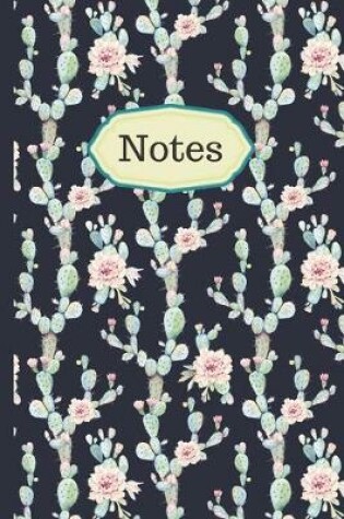 Cover of Cacti Flower Notebook