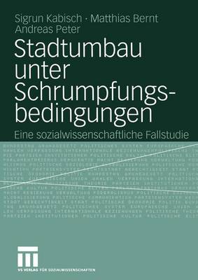 Book cover for Stadtumbau Unter Schrumpfungsbedingungen