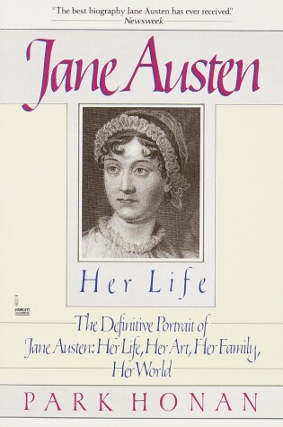 Cover of Jane Austen:  Her Life