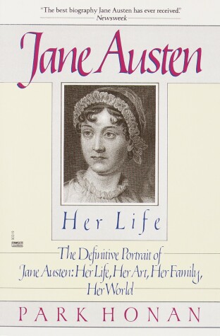 Book cover for Jane Austen:  Her Life