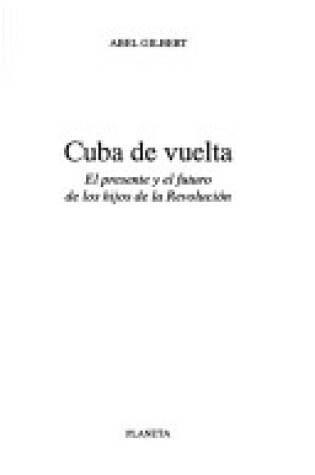 Cover of Cuba de Vuelta