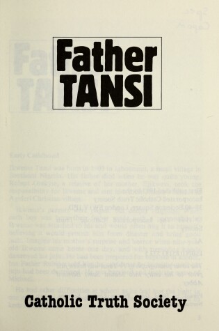 Cover of Father Tansi