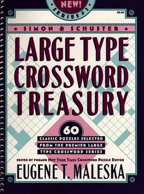 Book cover for Simon & Sch Large Crossword Tr