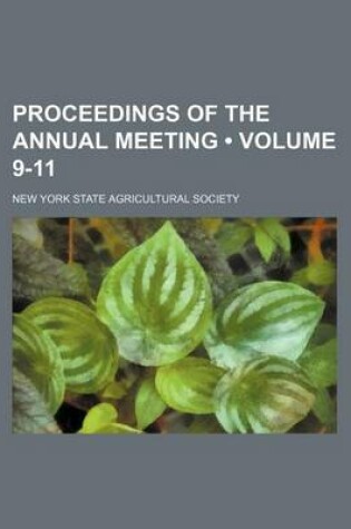 Cover of Proceedings of the Annual Meeting (Volume 9-11)