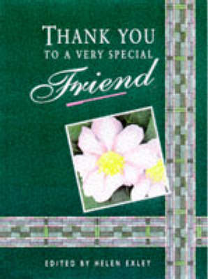 Cover of Thank You to a Very Special Friend