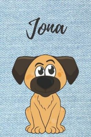 Cover of Jona Hunde-Notizbuch / Malbuch / Tagebuch