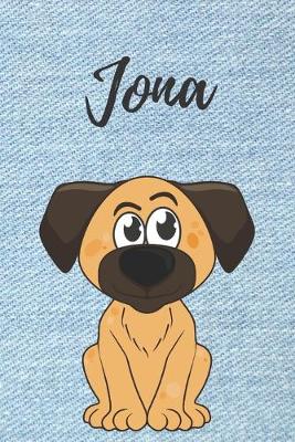 Book cover for Jona Hunde-Notizbuch / Malbuch / Tagebuch