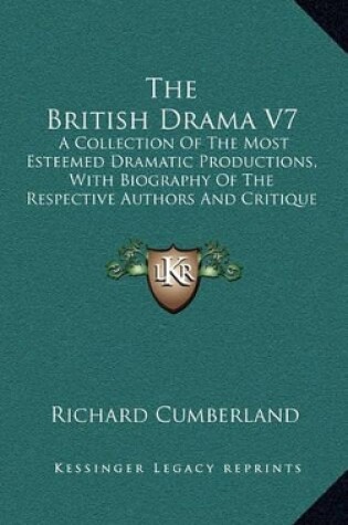Cover of The British Drama V7