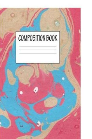 Cover of Composition Notebook College Ruled Pink Marble