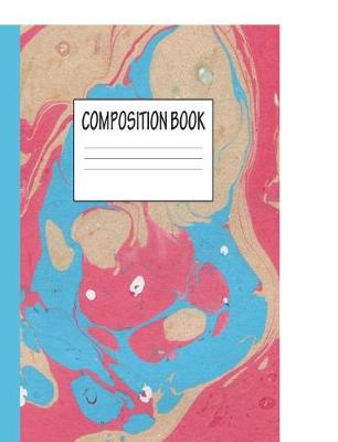 Book cover for Composition Notebook College Ruled Pink Marble